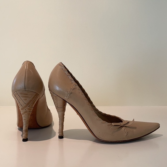 Yves Saint Laurent YSL size 39 nude custom heels - Picture 4 of 11